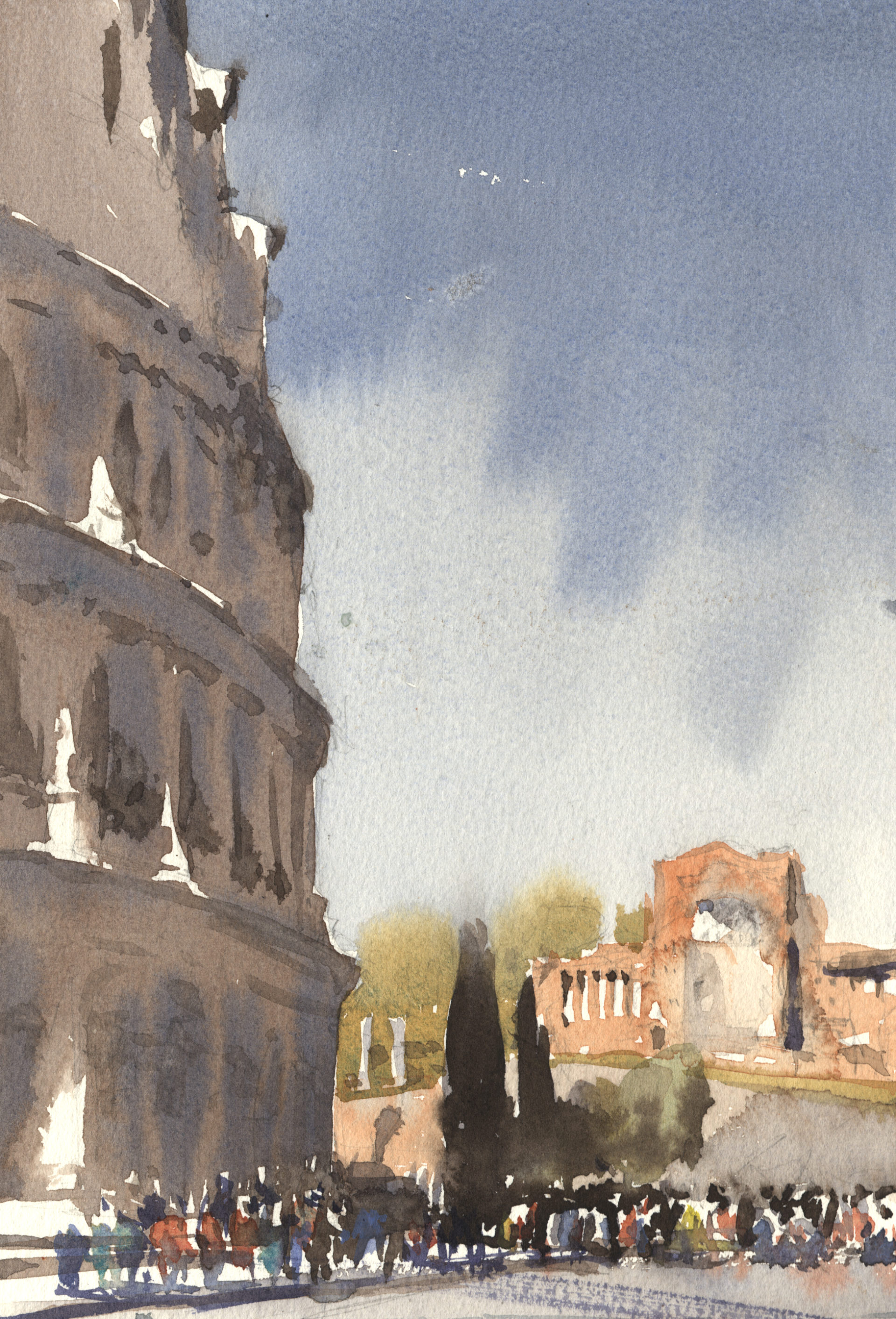 Postcards From the Road - American Watercolor