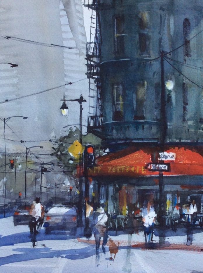 Keeping It Real in San Francisco - American Watercolor