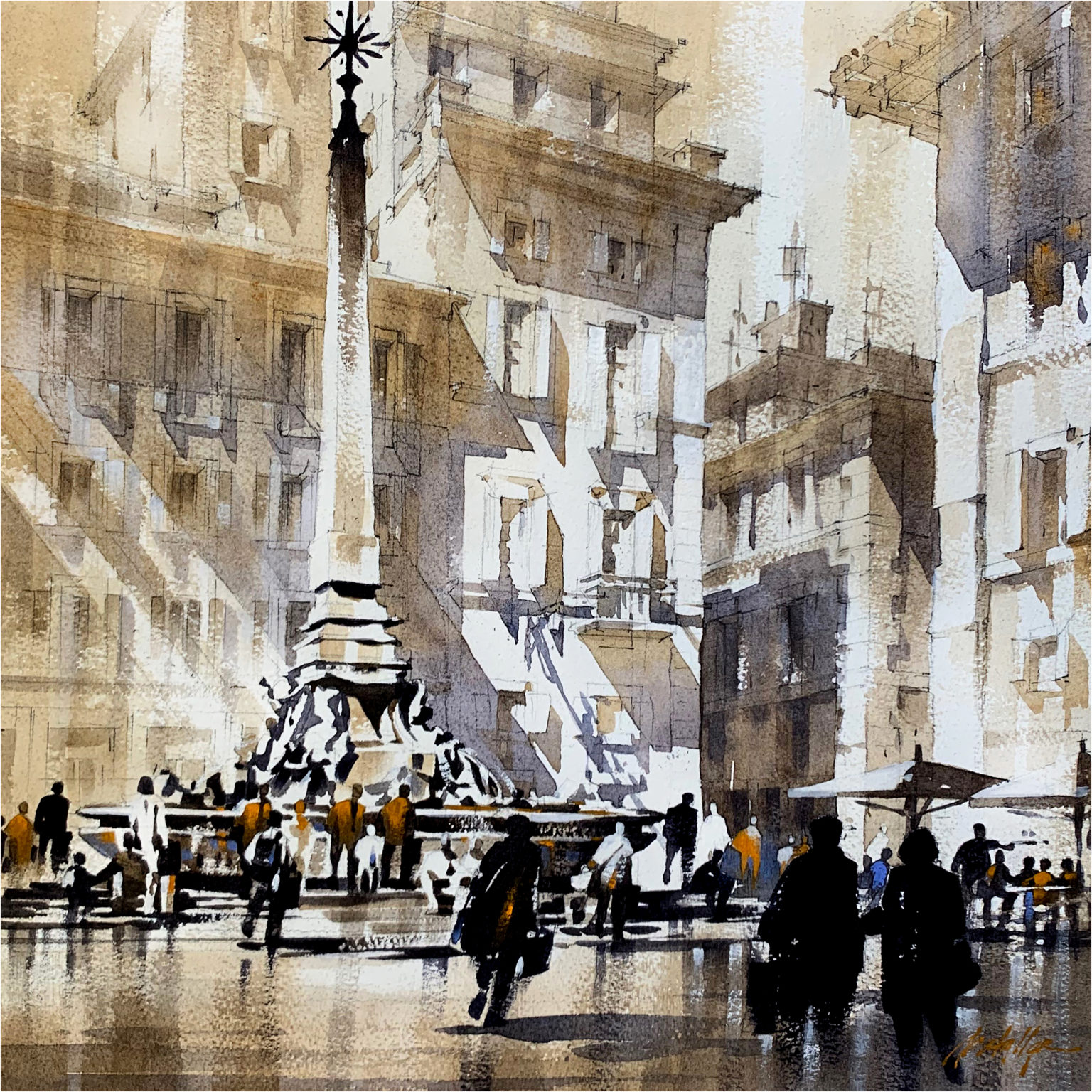 Secrets to Establishing Perspective and Depth - American Watercolor