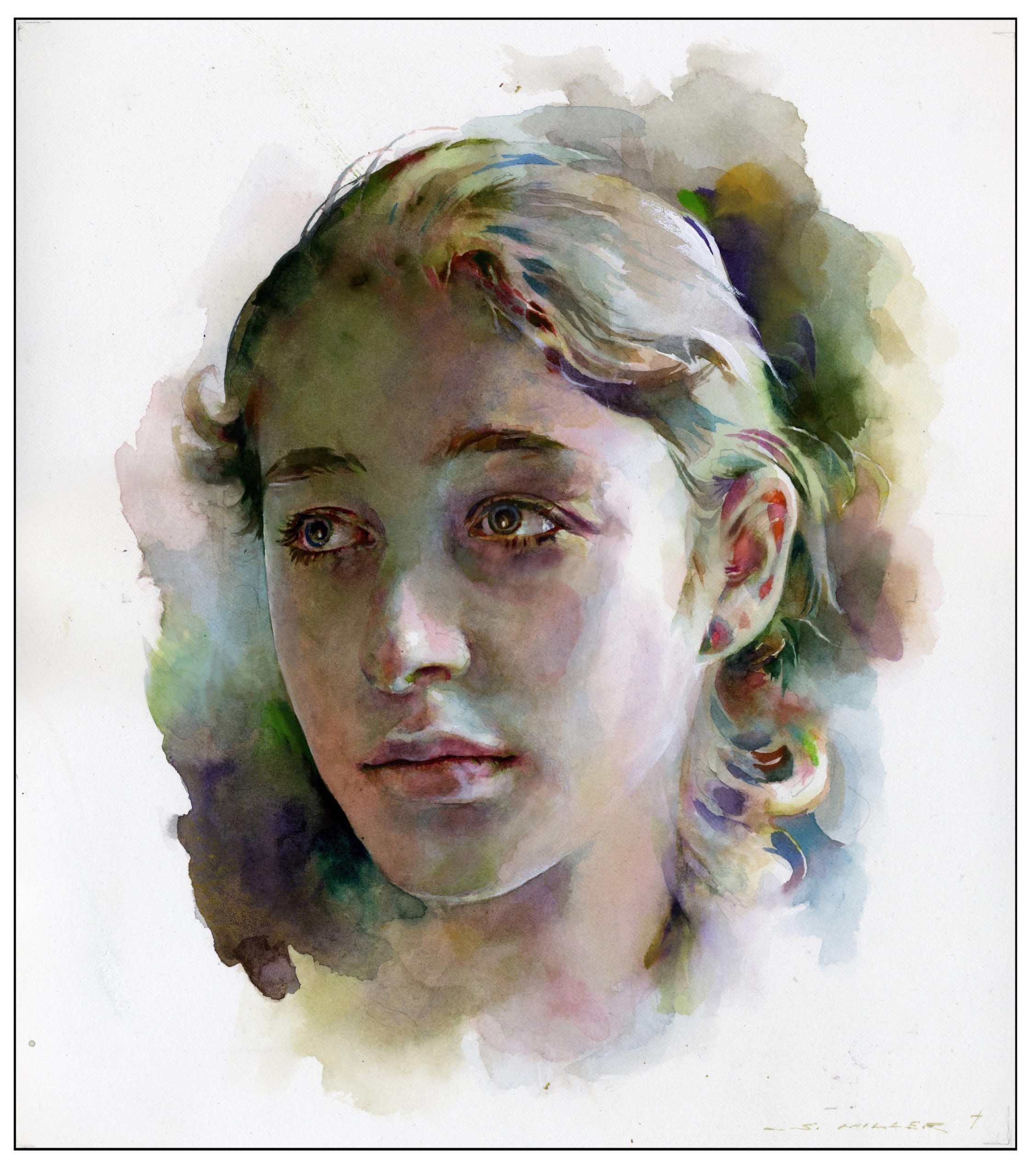 Colorful Watercolor Portraits