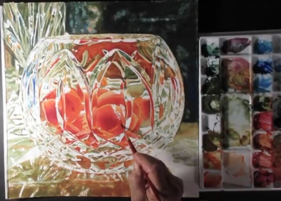 From Frank Spino's watercolor live still life demonstration