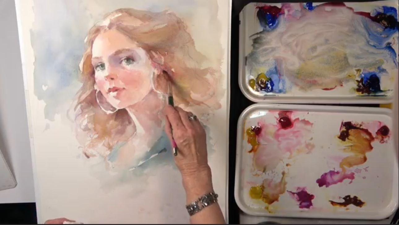 Janet Rogers shared a portrait study