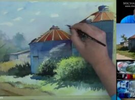 From Michael Holter's landscape painting demonstration