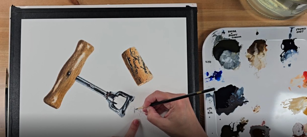 From Lynn Pratt's watercolor still life demonstration