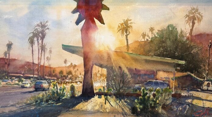 16 Top Artists Painted the Desert. One Watercolor Won It All.