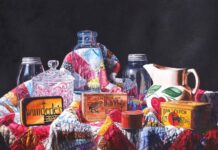 "Objects on a Quilt"
