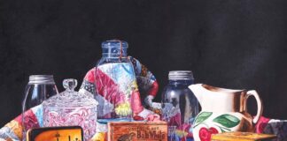 "Objects on a Quilt"