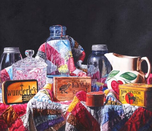 "Objects on a Quilt"